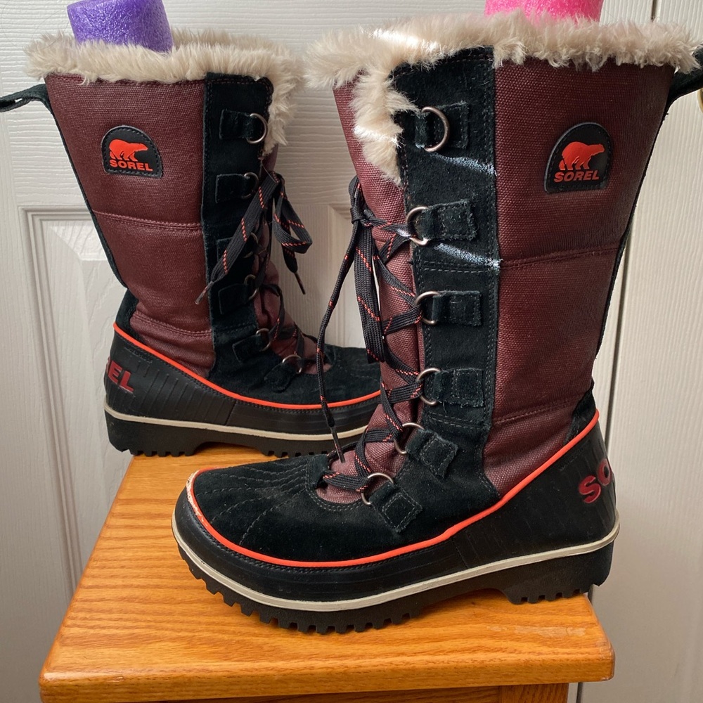 Sorel Tivoli High II Madder Brown Lace Up Waterproof Winter Boots SZ 7 - Picture 5 of 11
